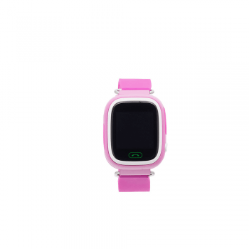 Детские часы Q90 с GPS (розовые)-1