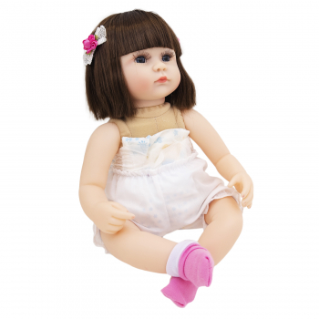 Мягконабивная кукла Реборн девочка Ассоль, 42 см-6