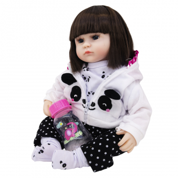 Мягконабивная кукла Реборн девочка Вики, 42 см-3