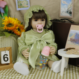 Силиконовая кукла Реборн девочка Элли 55 см-1
