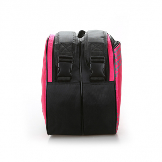 Спортивная cумка-рюкзак Yonex для теннисных ракеток с отделениями для обуви и одежды розовая-5