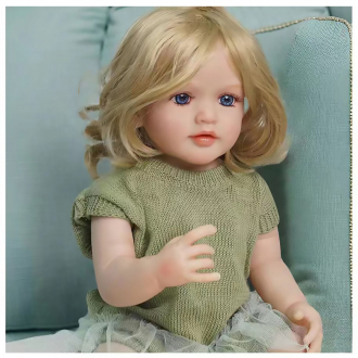 Силиконовая кукла Реборн девочка Лада 55 см-5